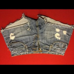 Billabong denim cut off shorts